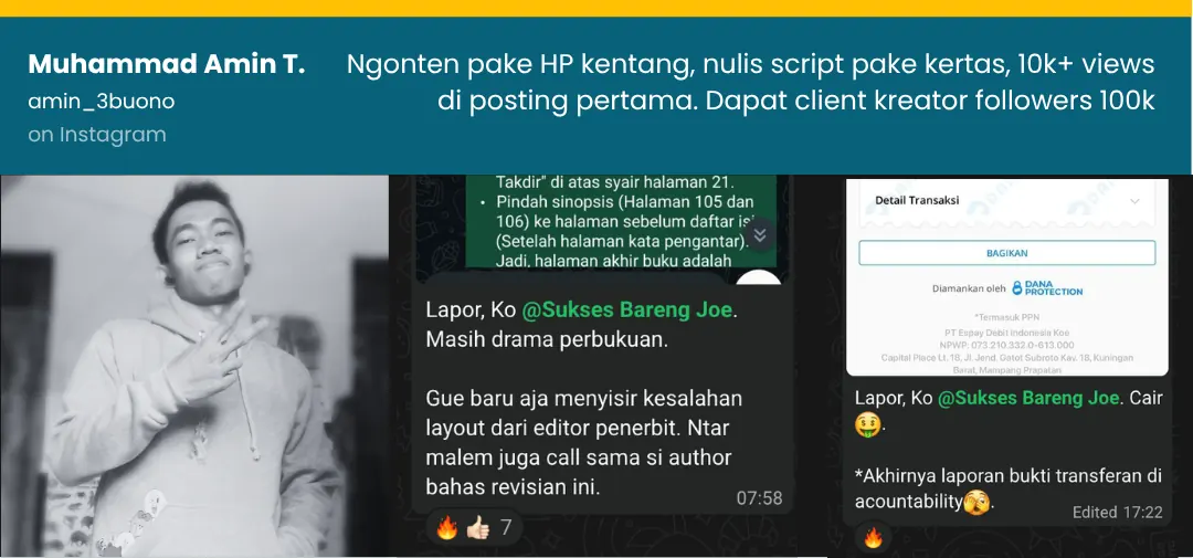 Testimoni Muhammad Amin T.